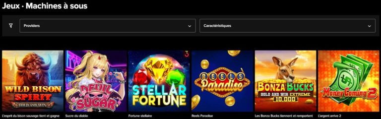 Superlines Casino machines à sous